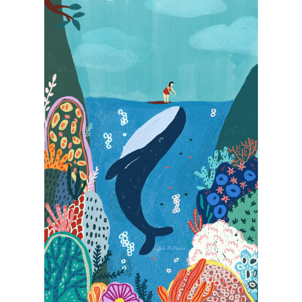 Surfer and Whale (500 pcs)