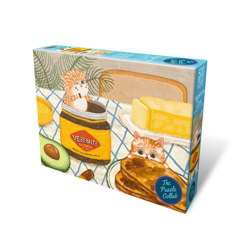 The Puzzle Collab Vegemite and Cats 500 Piece Puzzle