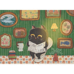 Black Cat on The Toilet (500 pcs)