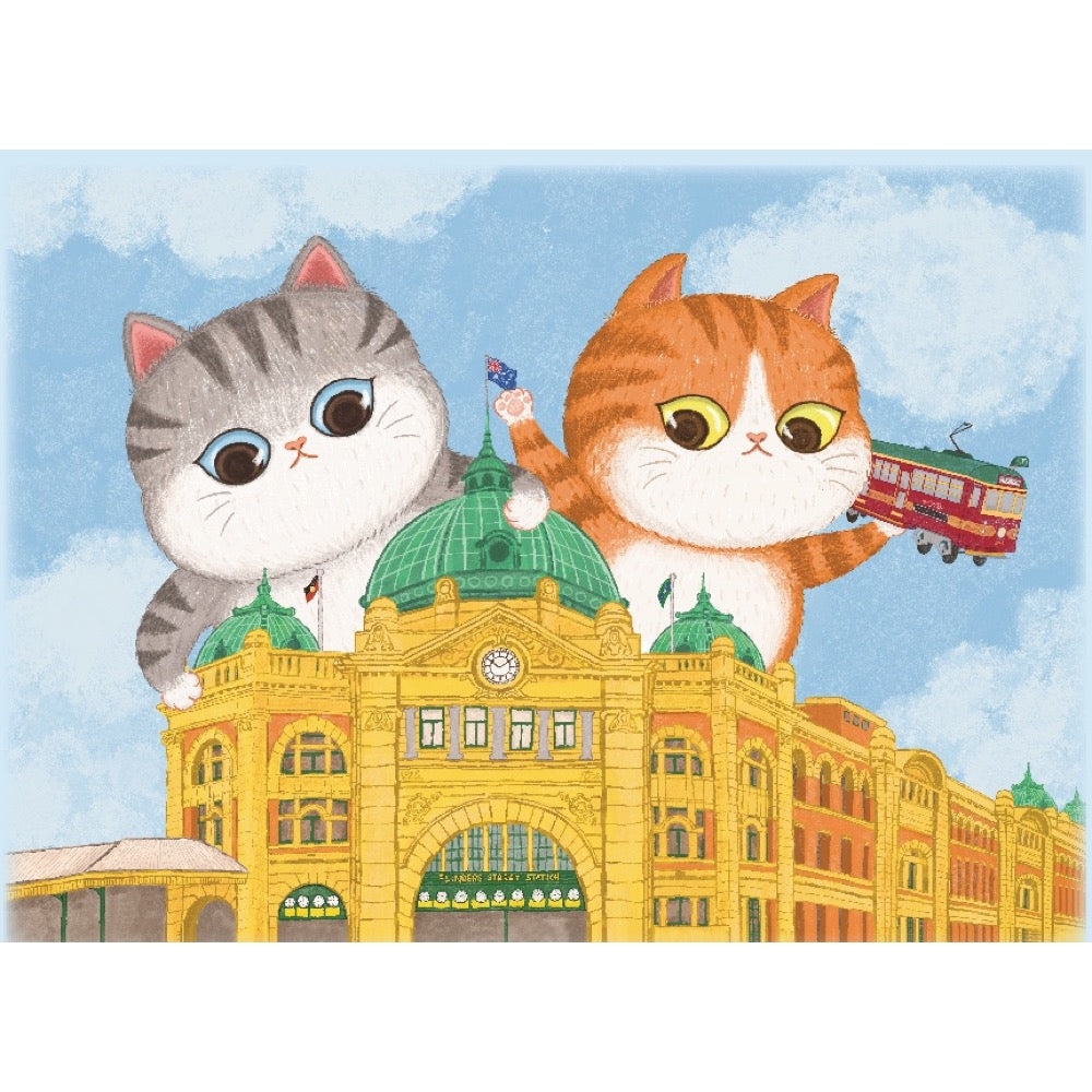 The Flinders Street Station and Cats (Micro 99 pcs)