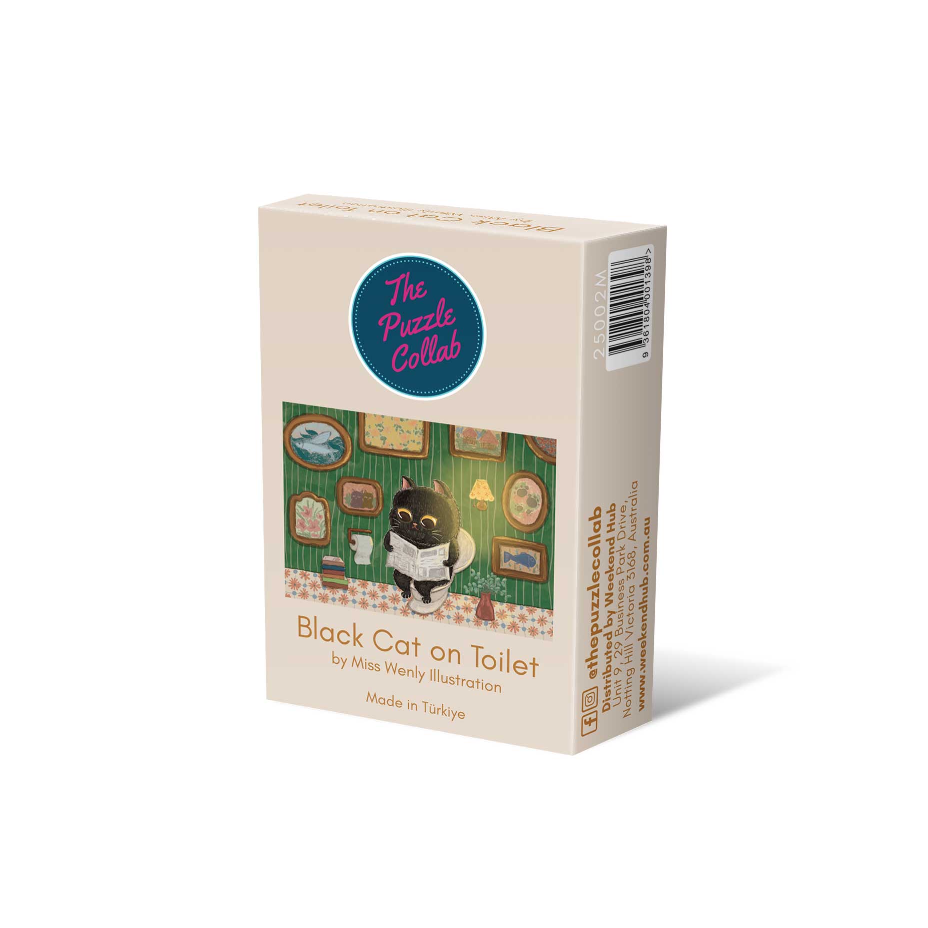 Black Cat on The Toilet (Micro 99 pcs) – The Puzzle Collab