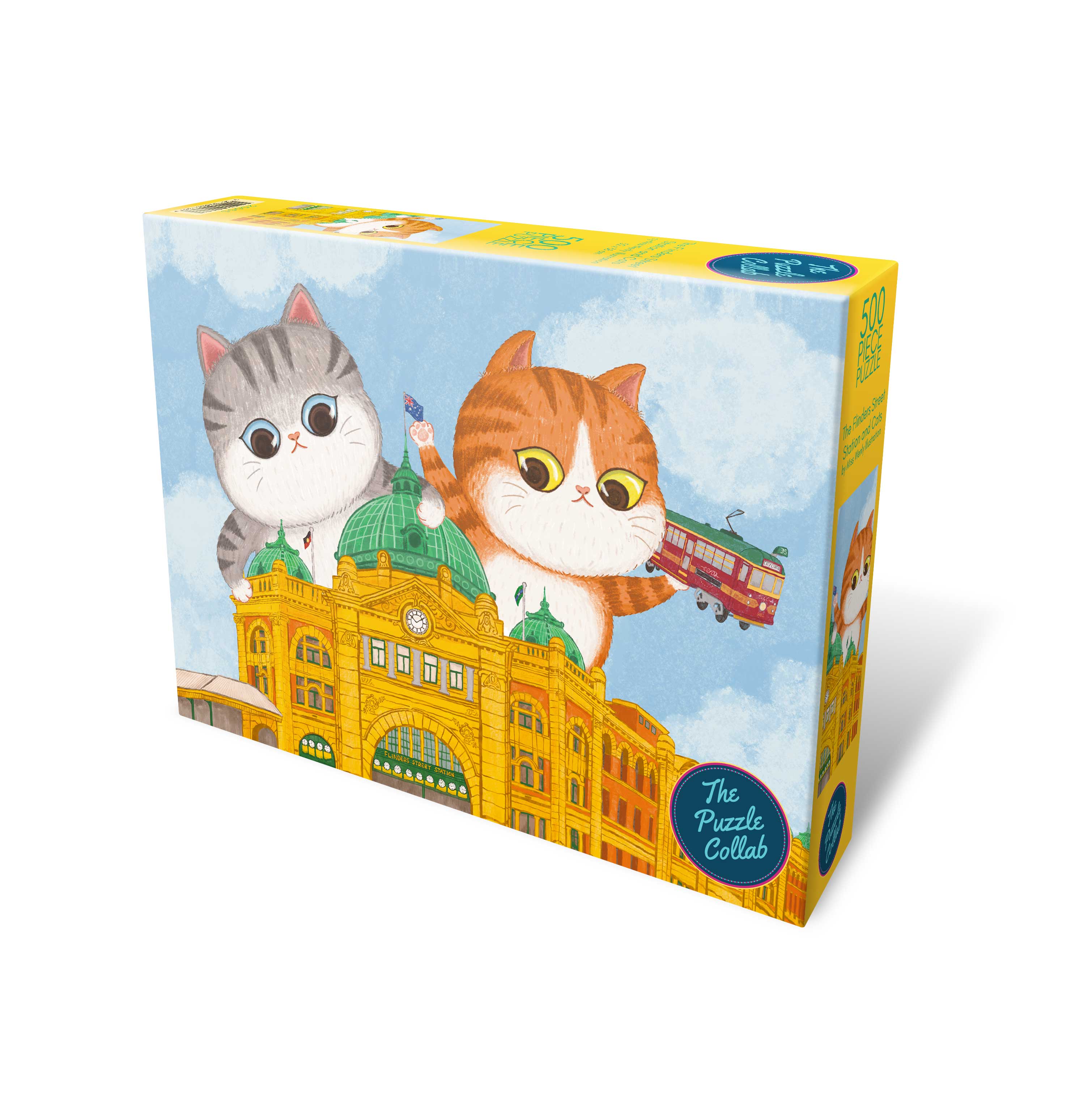 The Flinders Street Station and Cats (500 pcs)