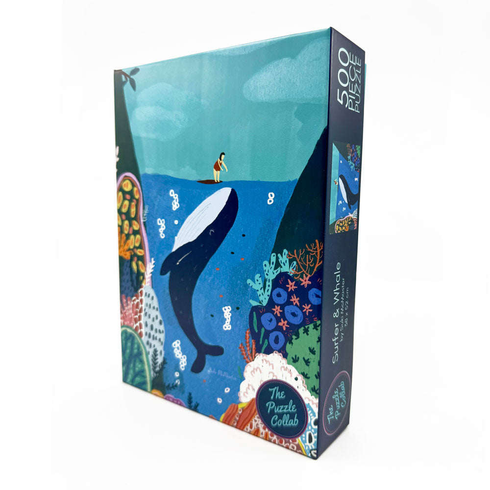 Surfer & Whale by Suki McMaster